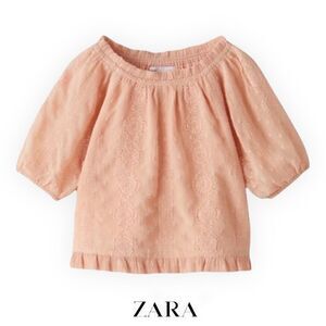 ZARA Kids | Pink | SWISS DOT BLOUSE